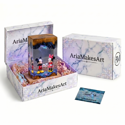 Aria’s Art™ – Lámpara de Resina VillaToon LED 3D