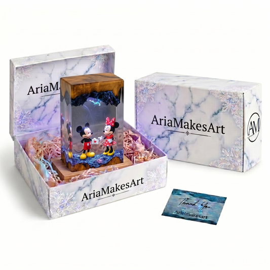 Aria’s Art™ – Lámpara de Resina VillaToon LED 3D